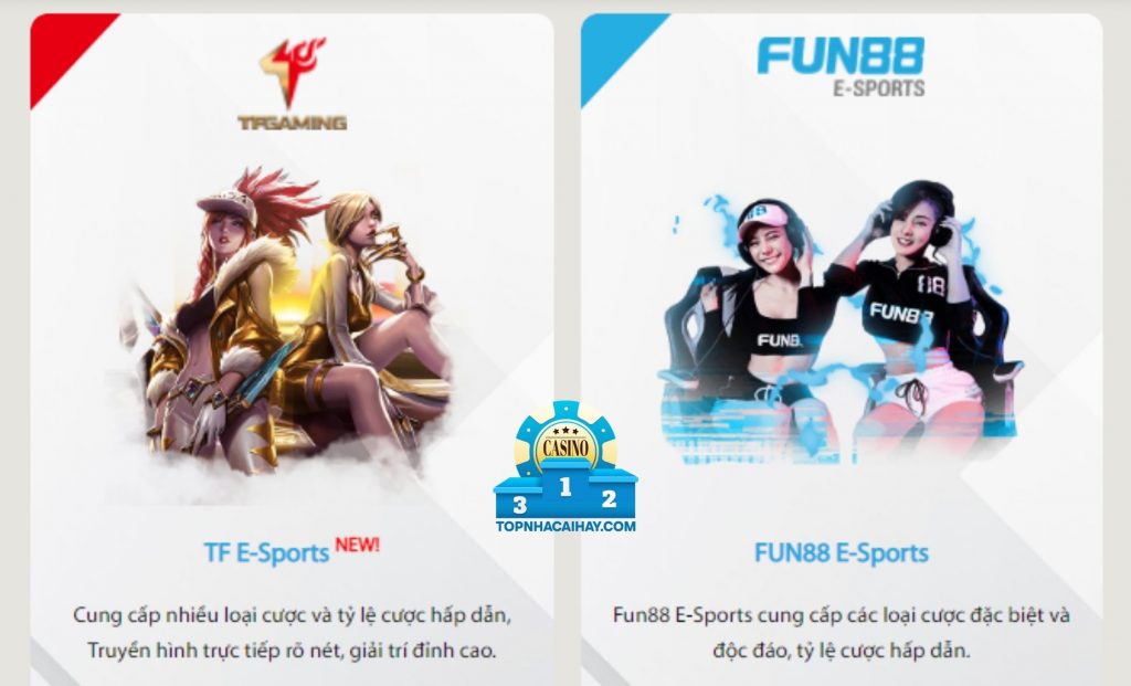 Cá cược esports tại nhà cái uy tín Fun88